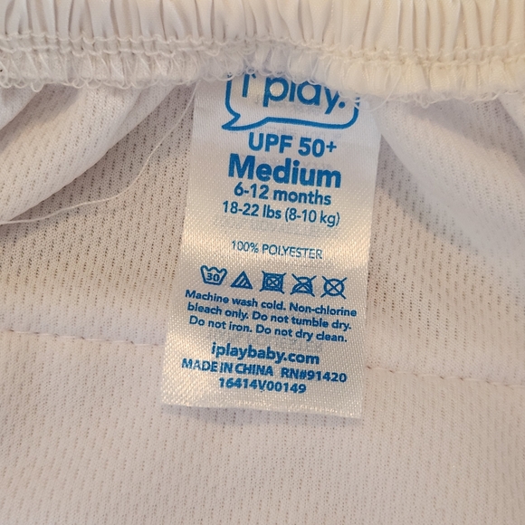 Infant swim diaper bundle Size 6-12 months. Colors white blue orange - Picture 5 of 11